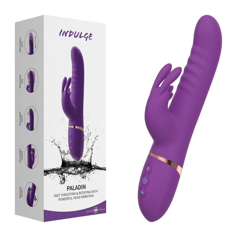 Schub- und rotierender Rabbit-Vibrator